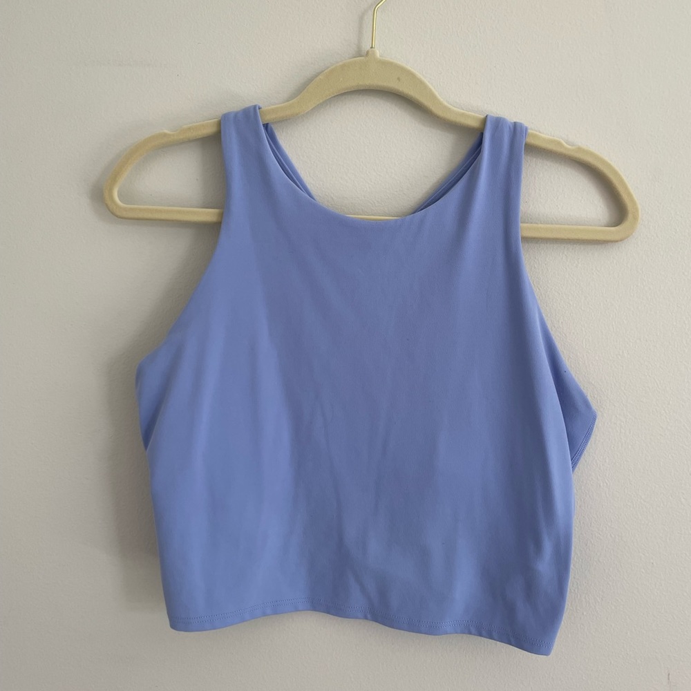 Athleta high neck crop tank